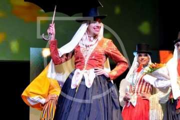 Lorena Aguilera se alza en Telde con el título de Belleza Gay Canarias 2018 (Foto Francisco Javier Santana)